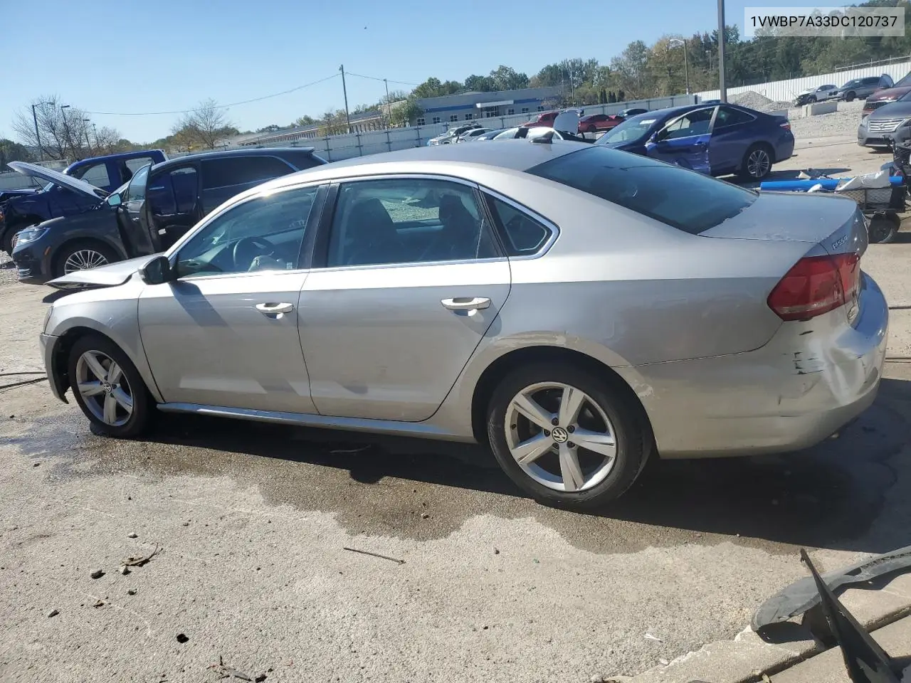 1VWBP7A33DC120737 2013 Volkswagen Passat Se