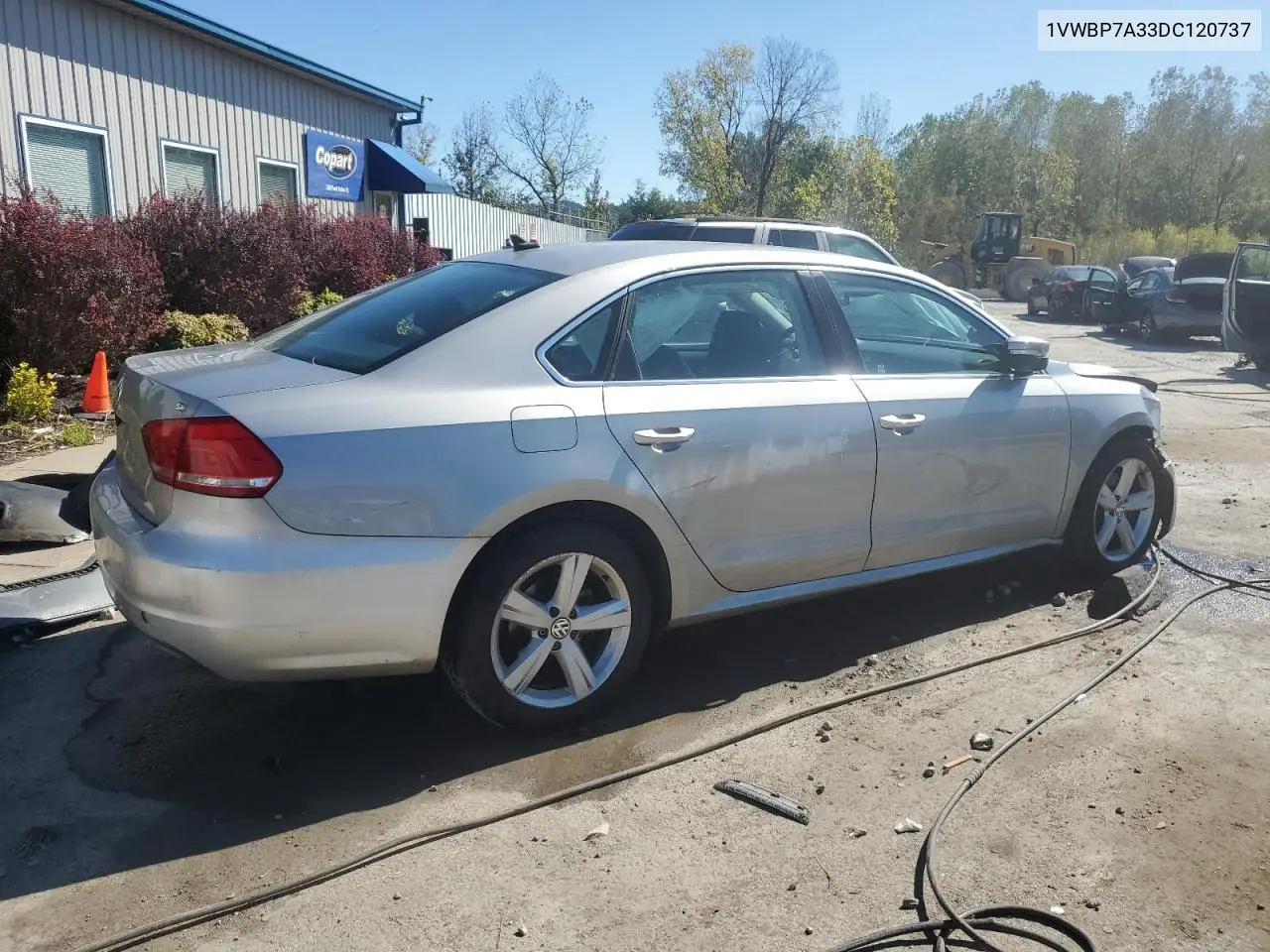 1VWBP7A33DC120737 2013 Volkswagen Passat Se