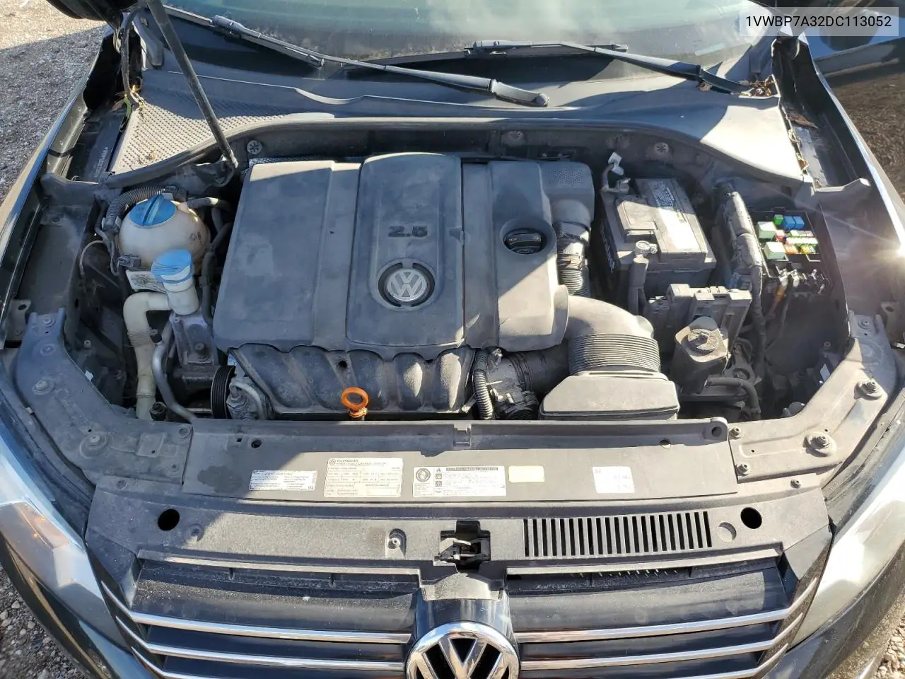 1VWBP7A32DC113052 2013 Volkswagen Passat