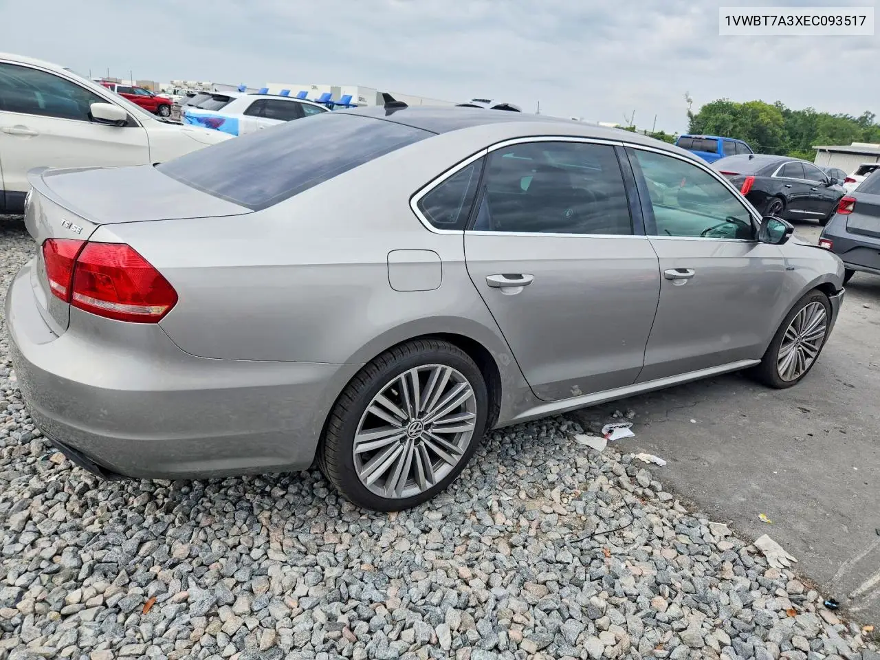 2014 Volkswagen Passat Se VIN: 1VWBT7A3XEC093517 Lot: 53155816