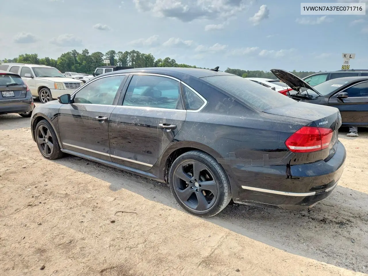 2014 Volkswagen Passat Sel VIN: 1VWCN7A37EC071716 Lot: 58504766
