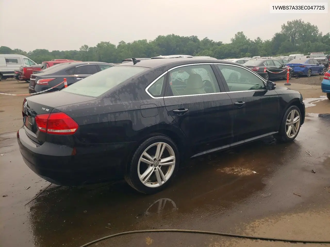 2014 Volkswagen Passat Se VIN: 1VWBS7A33EC047725 Lot: 59950366