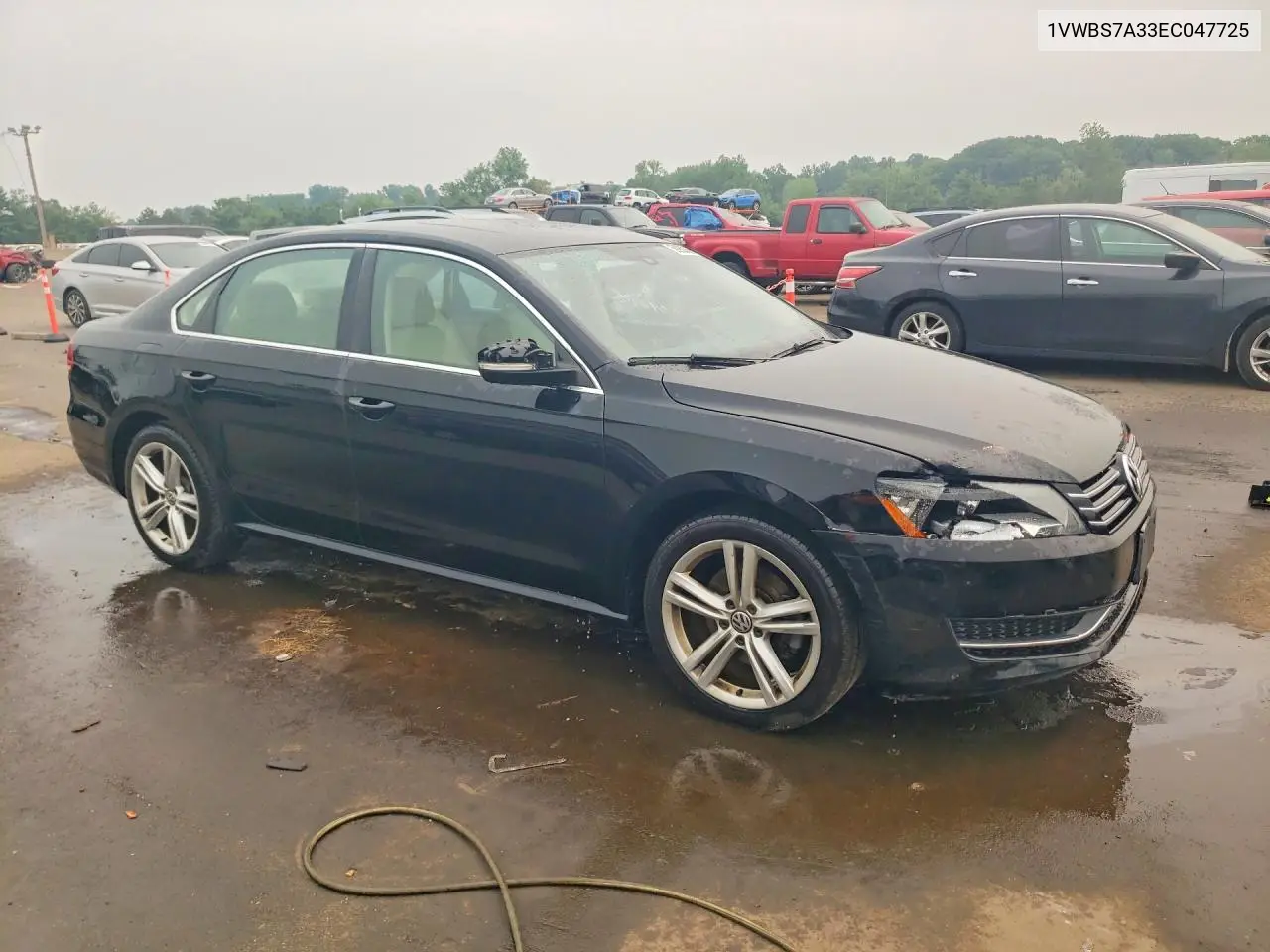 2014 Volkswagen Passat Se VIN: 1VWBS7A33EC047725 Lot: 59950366