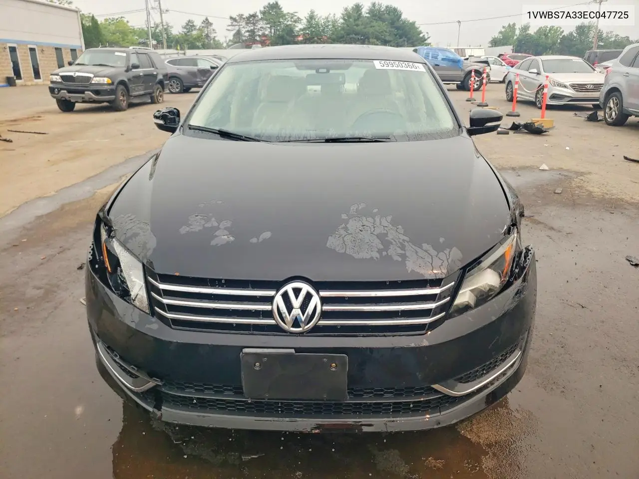 2014 Volkswagen Passat Se VIN: 1VWBS7A33EC047725 Lot: 59950366