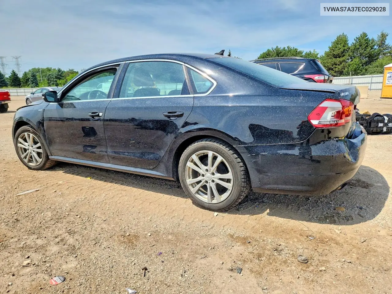 2014 Volkswagen Passat S VIN: 1VWAS7A37EC029028 Lot: 59995416