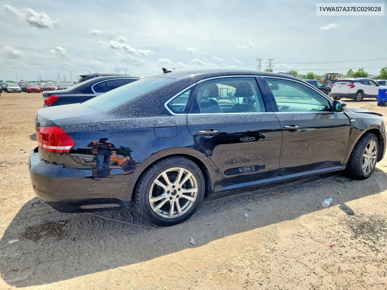 2014 Volkswagen Passat S VIN: 1VWAS7A37EC029028 Lot: 59995416