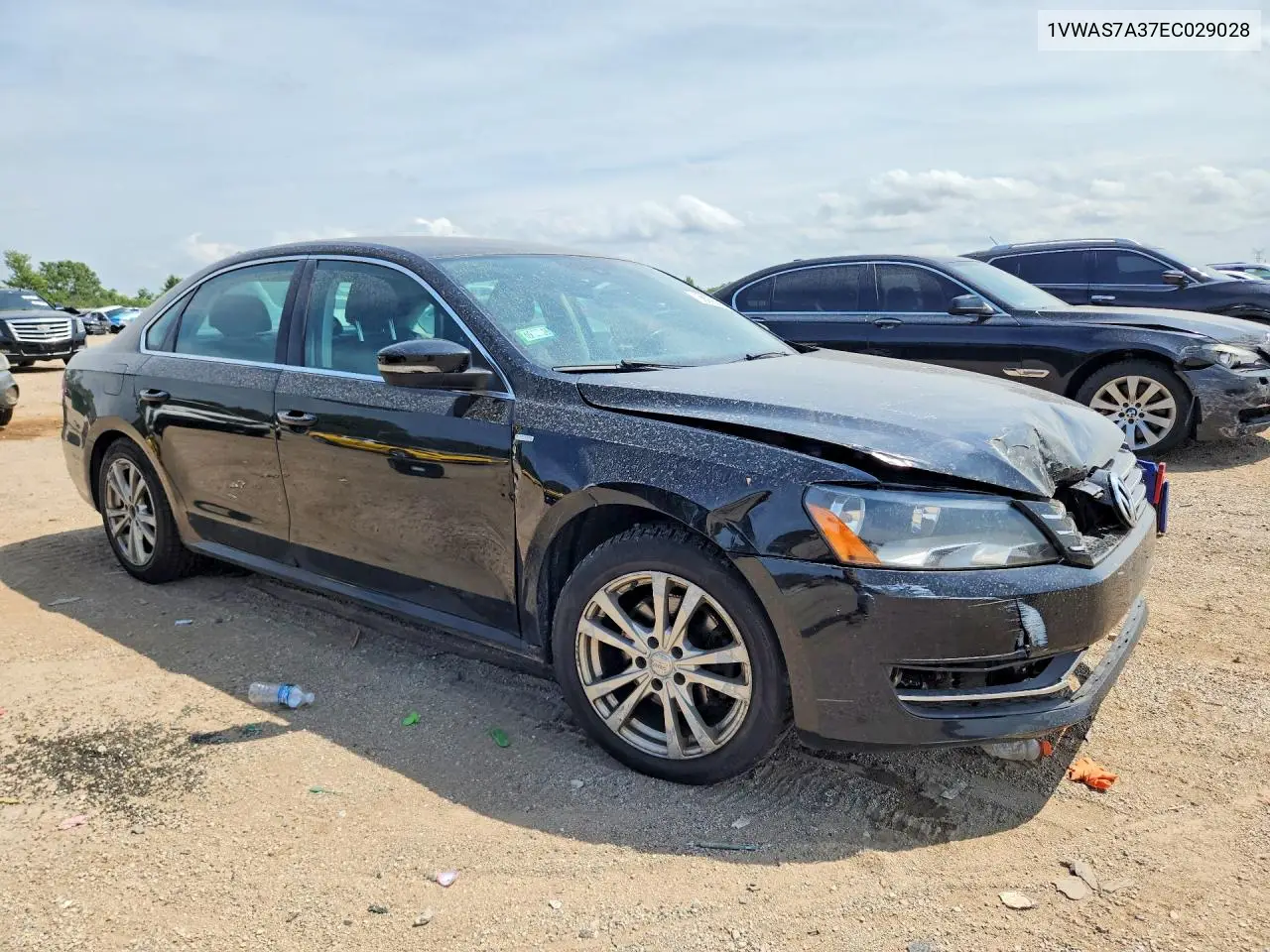 2014 Volkswagen Passat S VIN: 1VWAS7A37EC029028 Lot: 59995416