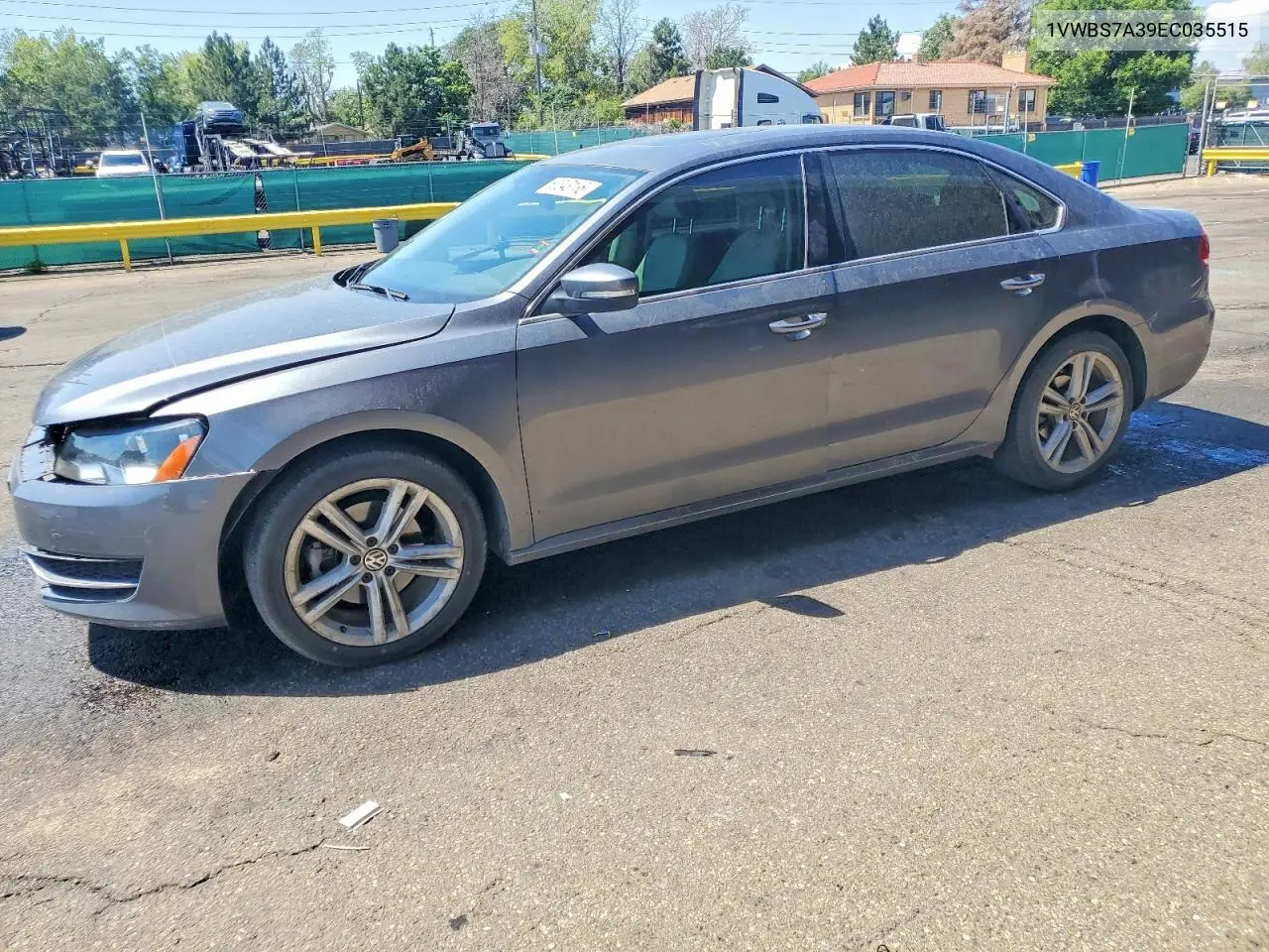 2014 Volkswagen Passat Se VIN: 1VWBS7A39EC035515 Lot: 60643136