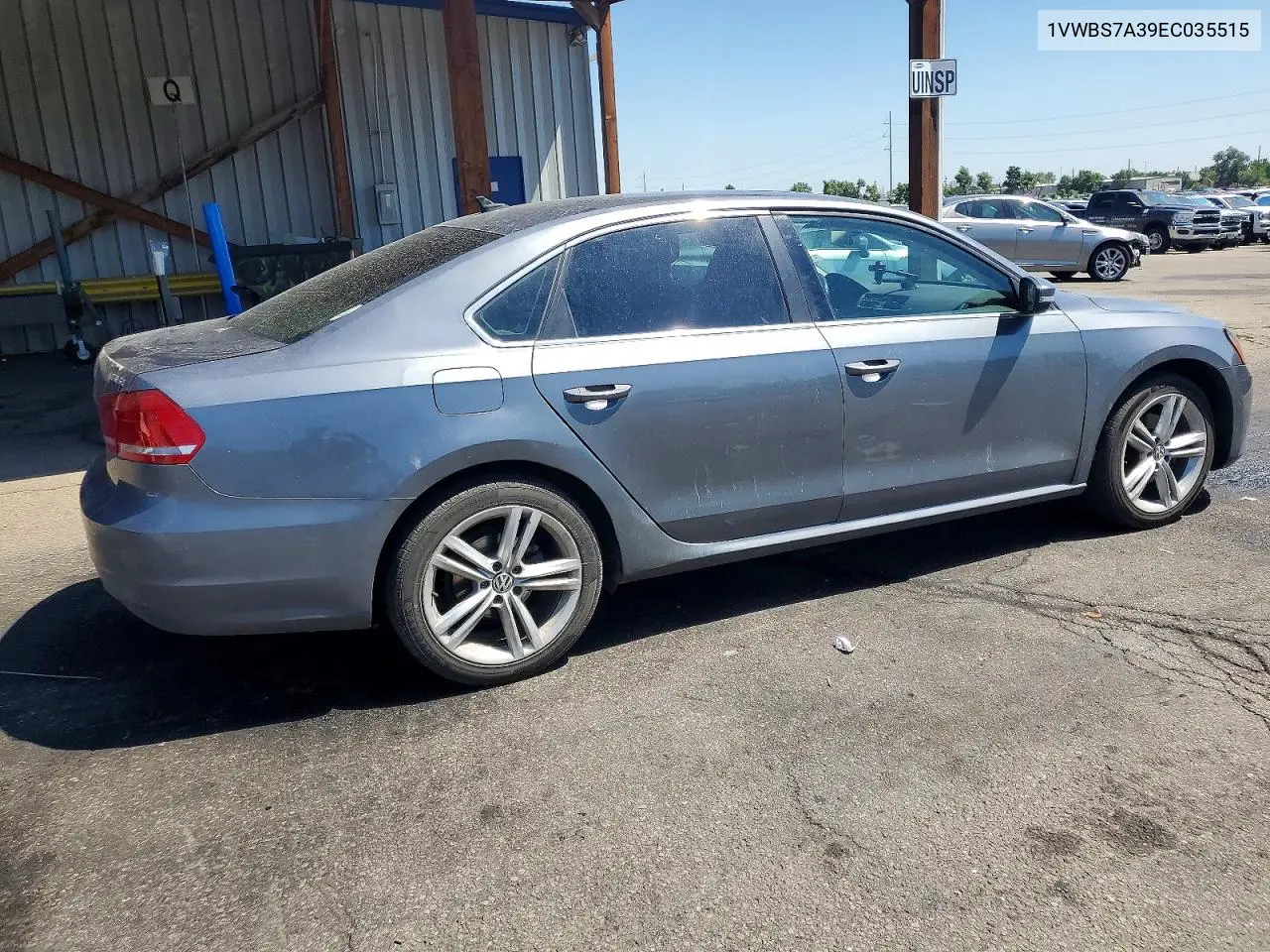 2014 Volkswagen Passat Se VIN: 1VWBS7A39EC035515 Lot: 60643136