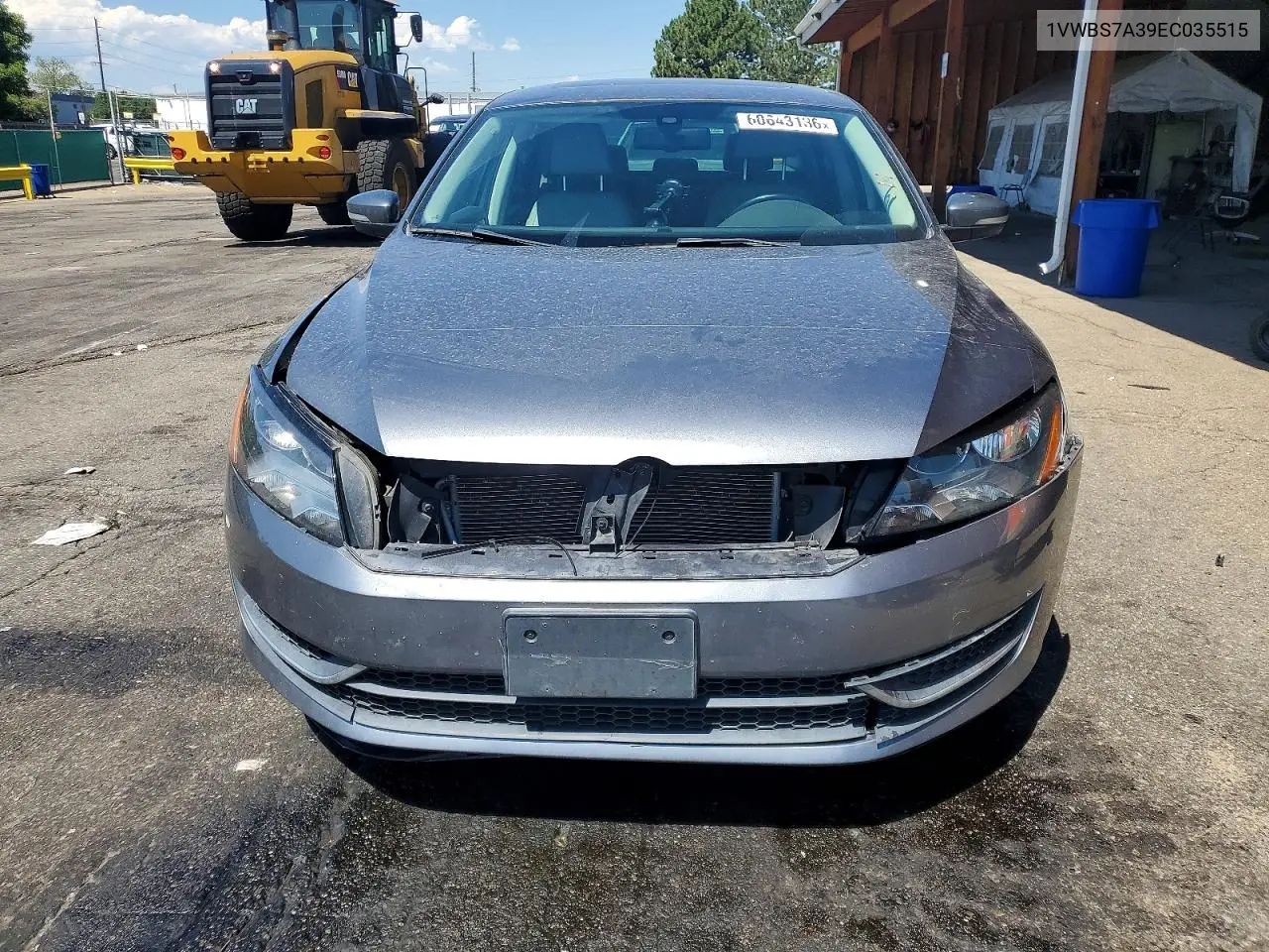 2014 Volkswagen Passat Se VIN: 1VWBS7A39EC035515 Lot: 60643136