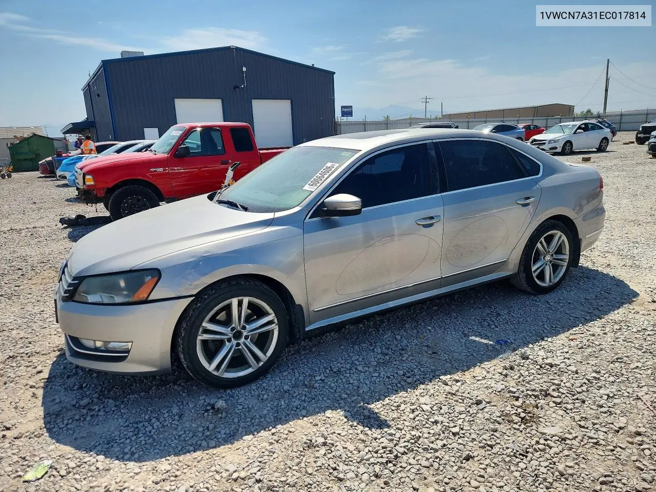 2014 Volkswagen Passat Sel VIN: 1VWCN7A31EC017814 Lot: 60664606
