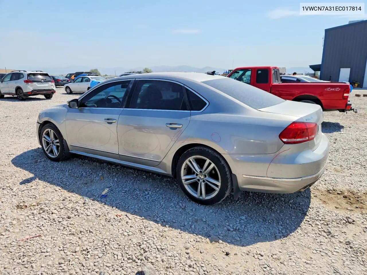 2014 Volkswagen Passat Sel VIN: 1VWCN7A31EC017814 Lot: 60664606