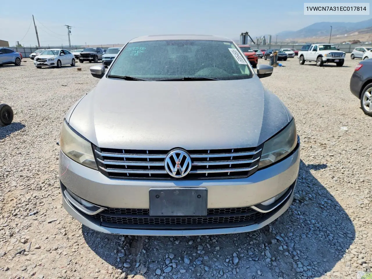 2014 Volkswagen Passat Sel VIN: 1VWCN7A31EC017814 Lot: 60664606