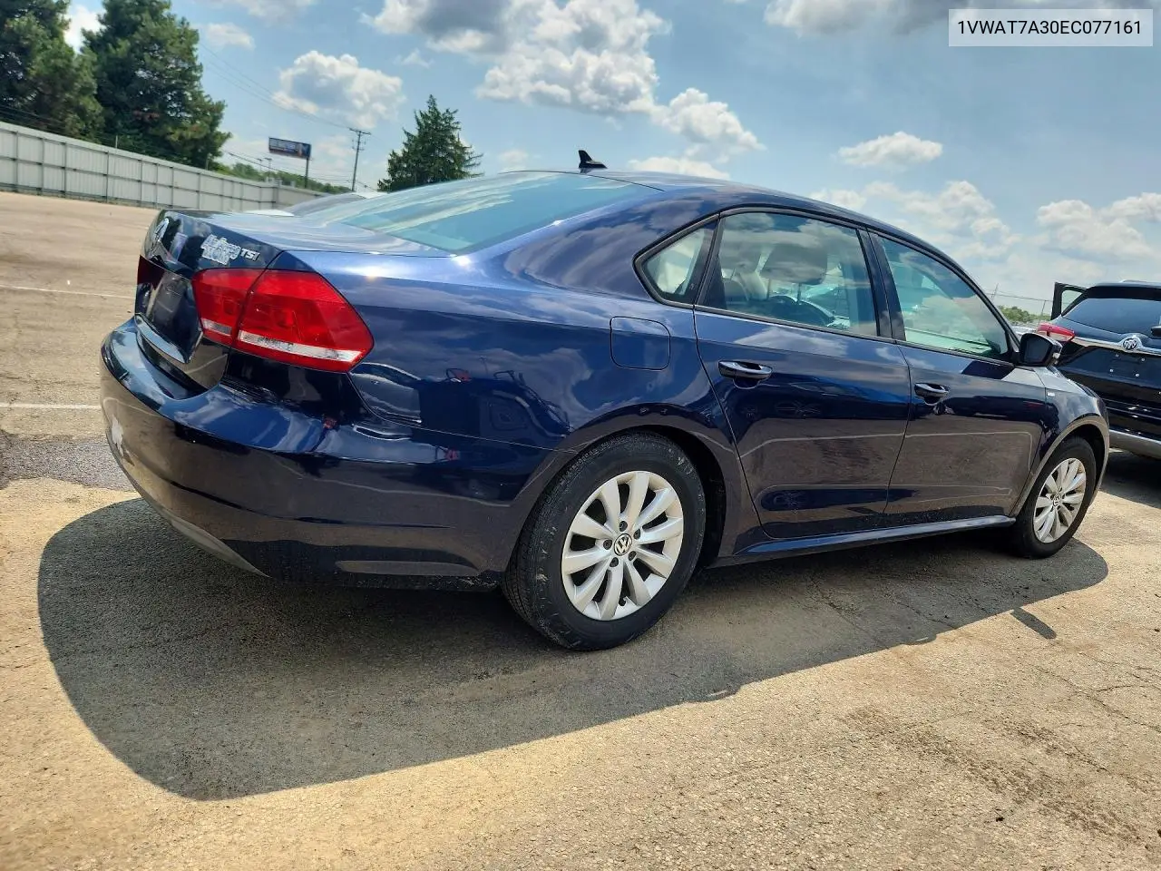 2014 Volkswagen Passat S VIN: 1VWAT7A30EC077161 Lot: 60713346