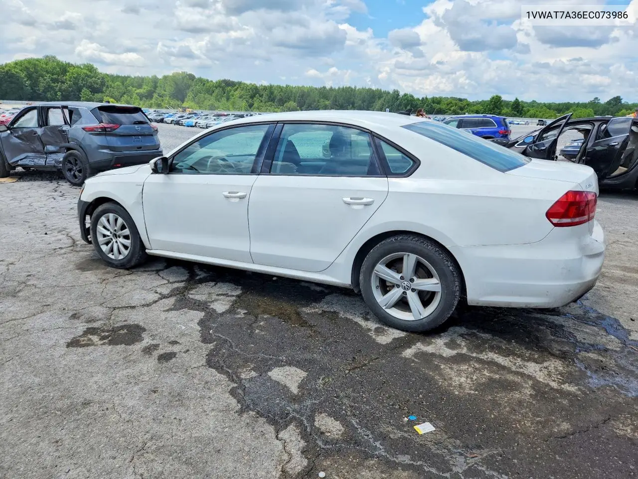 2014 Volkswagen Passat S VIN: 1VWAT7A36EC073986 Lot: 60834136