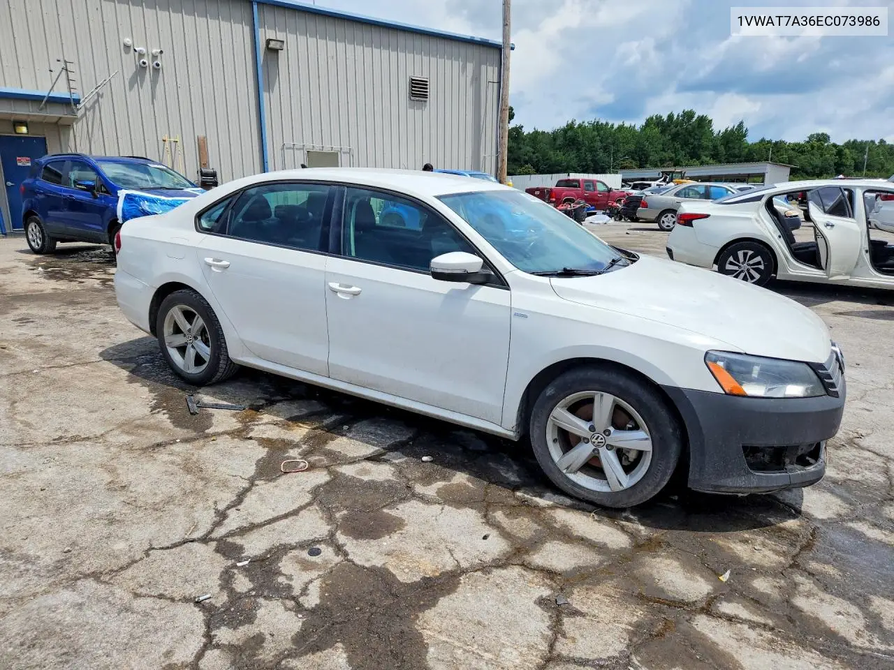 2014 Volkswagen Passat S VIN: 1VWAT7A36EC073986 Lot: 60834136