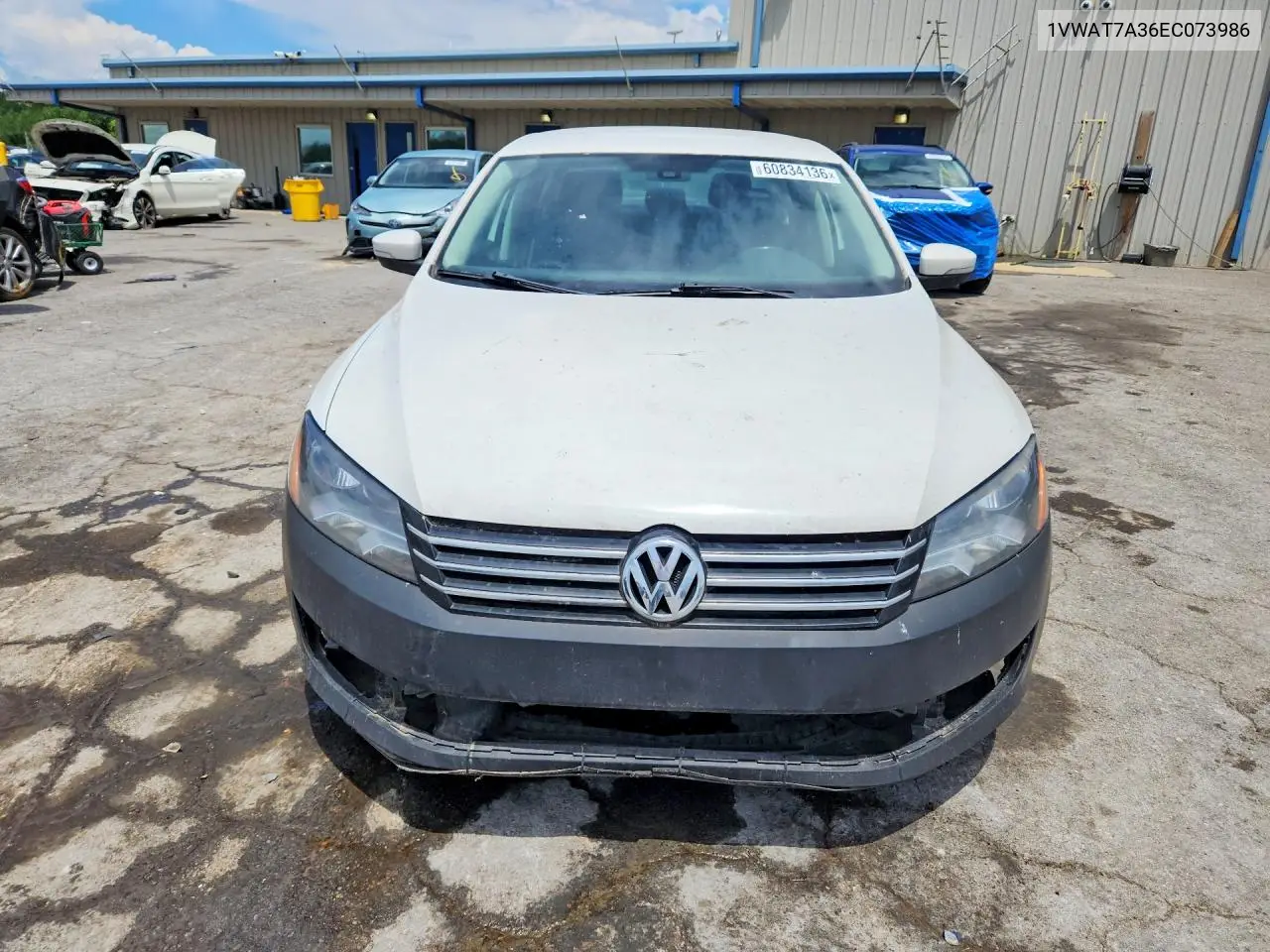 2014 Volkswagen Passat S VIN: 1VWAT7A36EC073986 Lot: 60834136