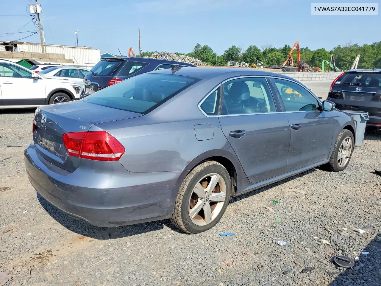 2014 Volkswagen Passat S VIN: 1VWAS7A32EC041779 Lot: 60918166
