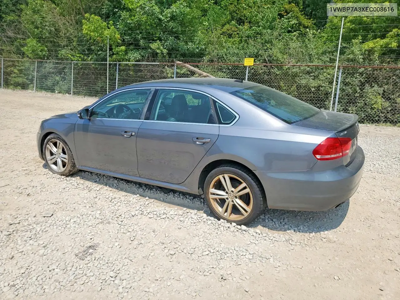 2014 Volkswagen Passat Se VIN: 1VWBP7A3XEC008616 Lot: 61099036