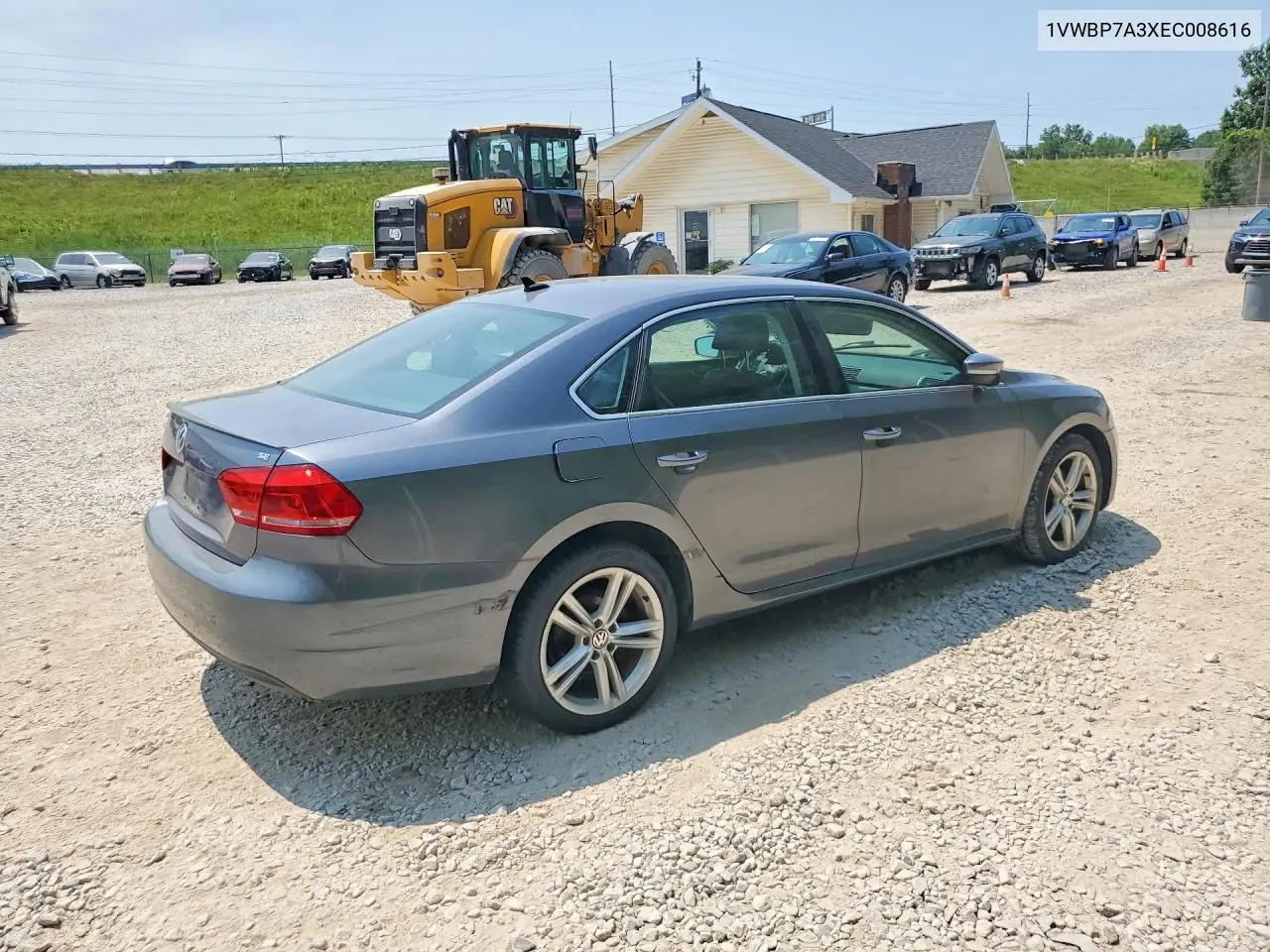 2014 Volkswagen Passat Se VIN: 1VWBP7A3XEC008616 Lot: 61099036