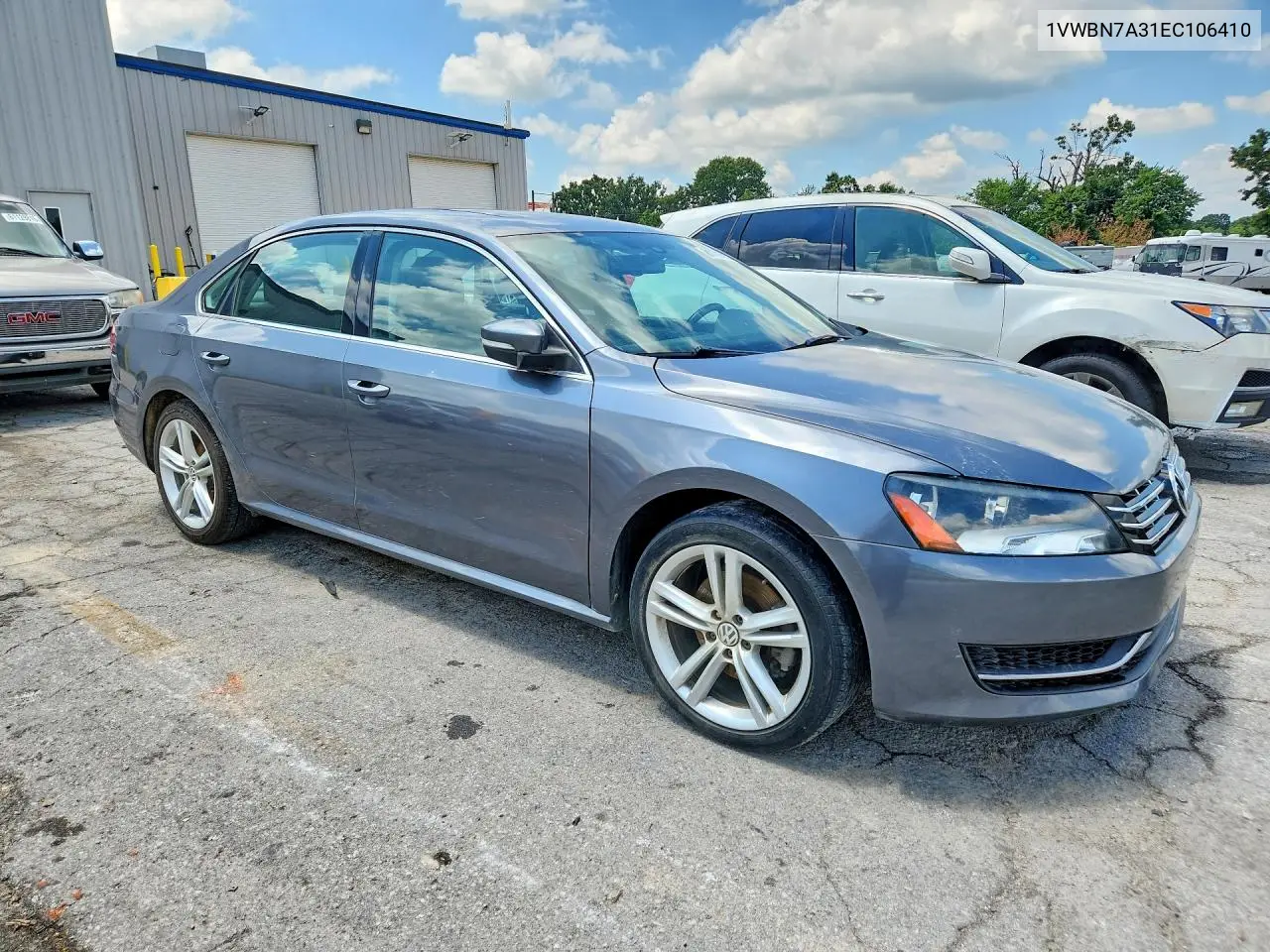 2014 Volkswagen Passat Se VIN: 1VWBN7A31EC106410 Lot: 61129526
