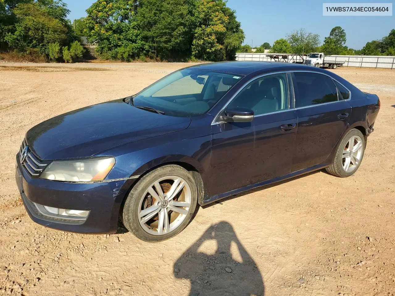 2014 Volkswagen Passat Se VIN: 1VWBS7A34EC054604 Lot: 61225446