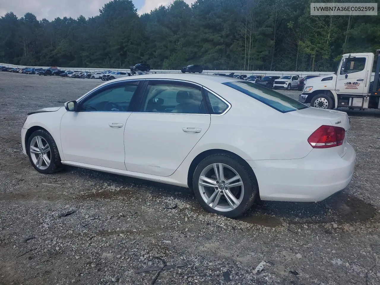 2014 Volkswagen Passat Se VIN: 1VWBN7A36EC052599 Lot: 61296596