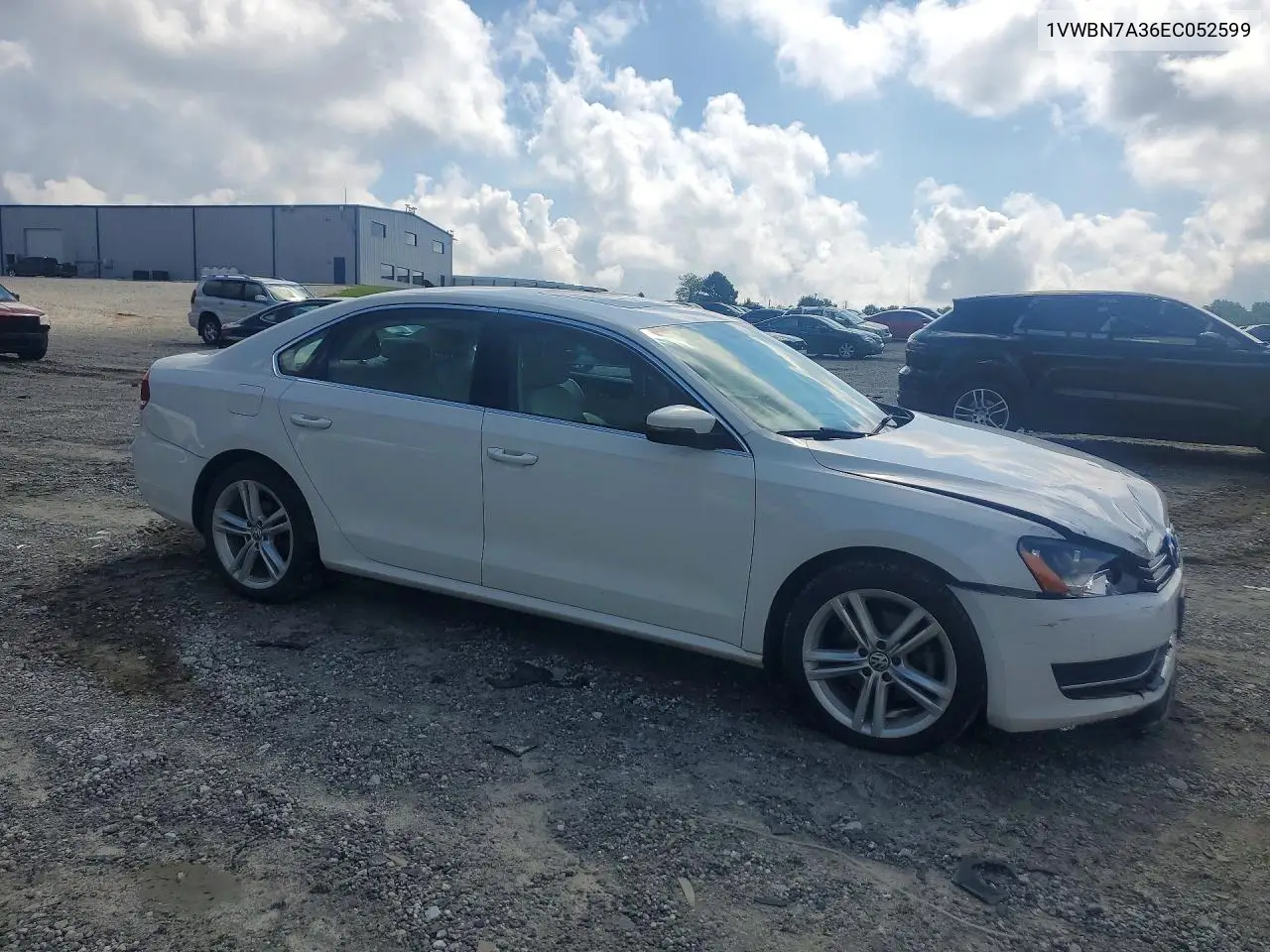 2014 Volkswagen Passat Se VIN: 1VWBN7A36EC052599 Lot: 61296596