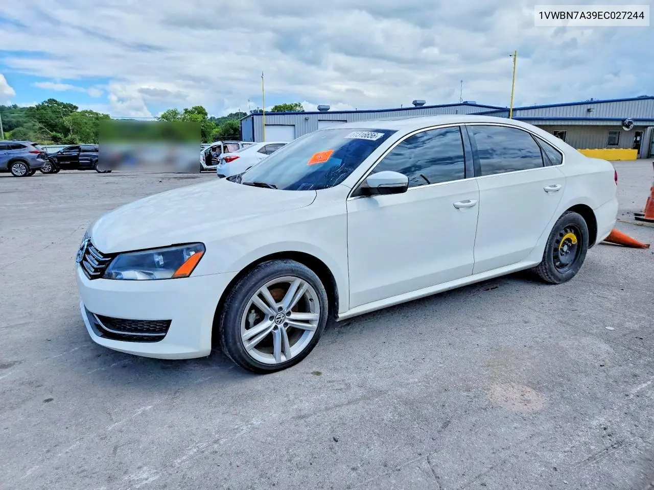 2014 Volkswagen Passat Se VIN: 1VWBN7A39EC027244 Lot: 61316656
