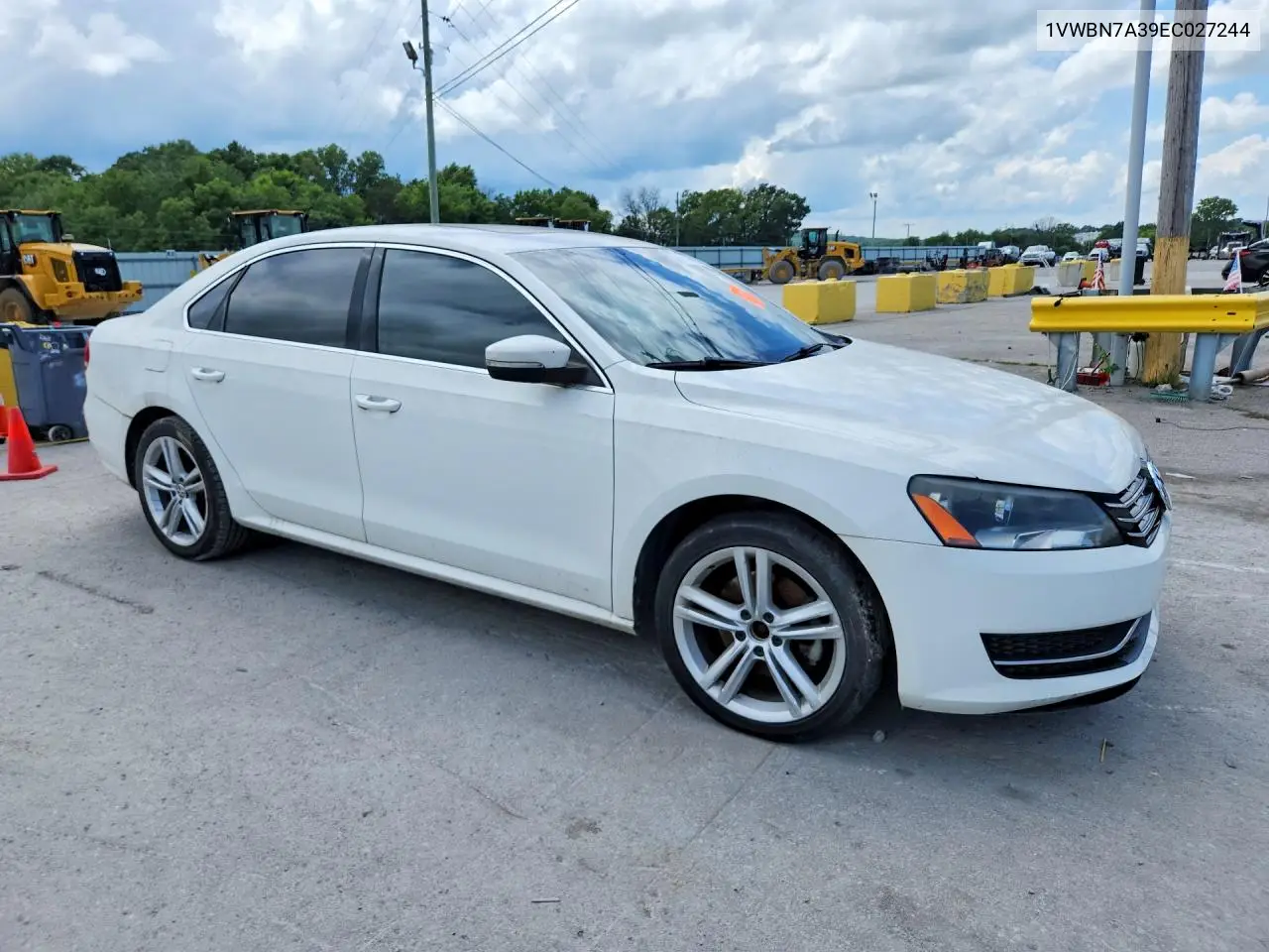 2014 Volkswagen Passat Se VIN: 1VWBN7A39EC027244 Lot: 61316656