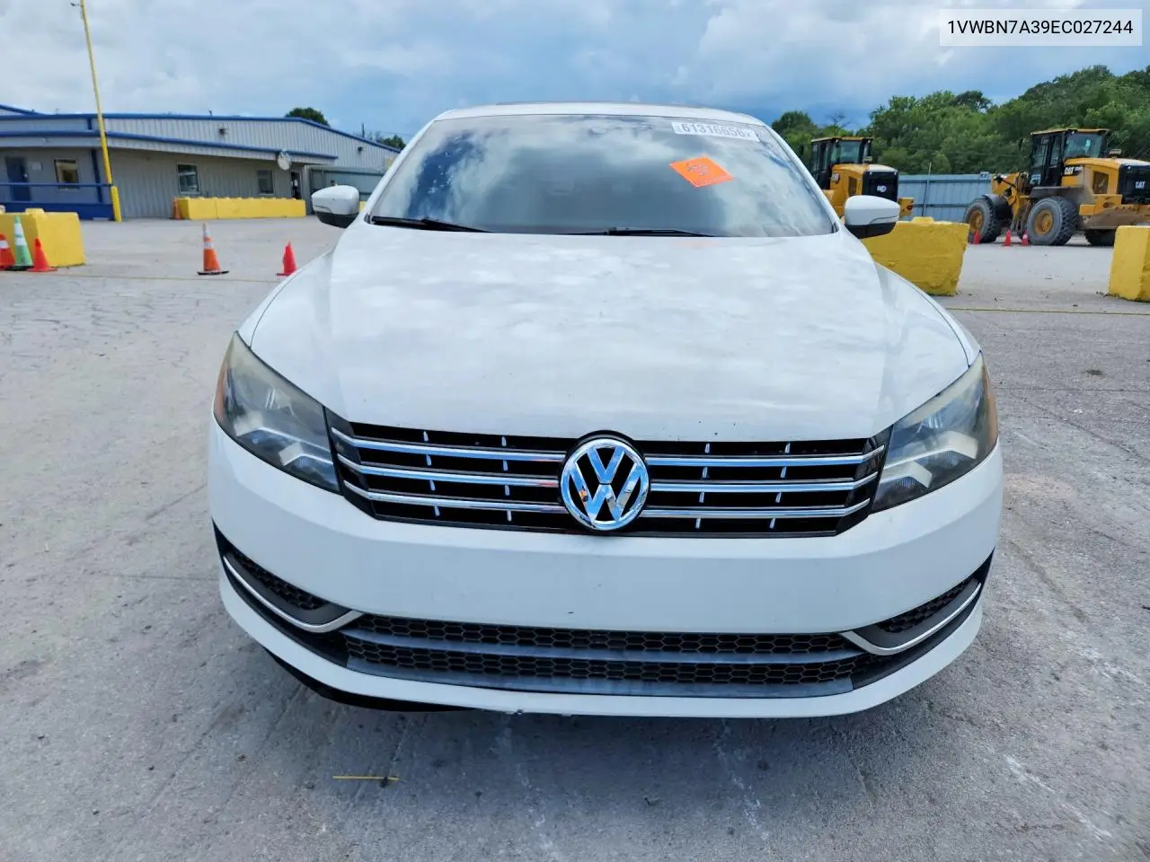 2014 Volkswagen Passat Se VIN: 1VWBN7A39EC027244 Lot: 61316656