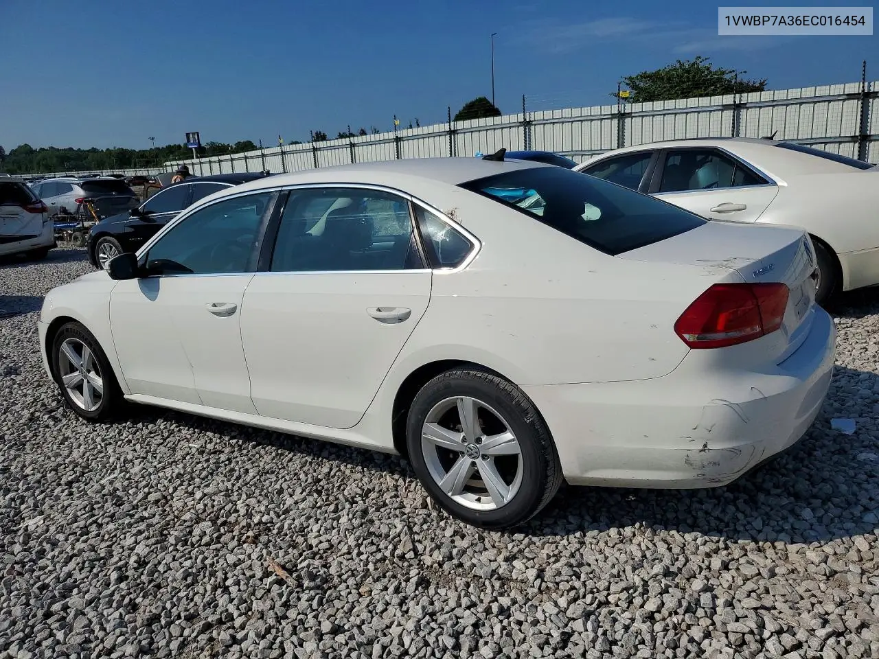 2014 Volkswagen Passat Se VIN: 1VWBP7A36EC016454 Lot: 61558336