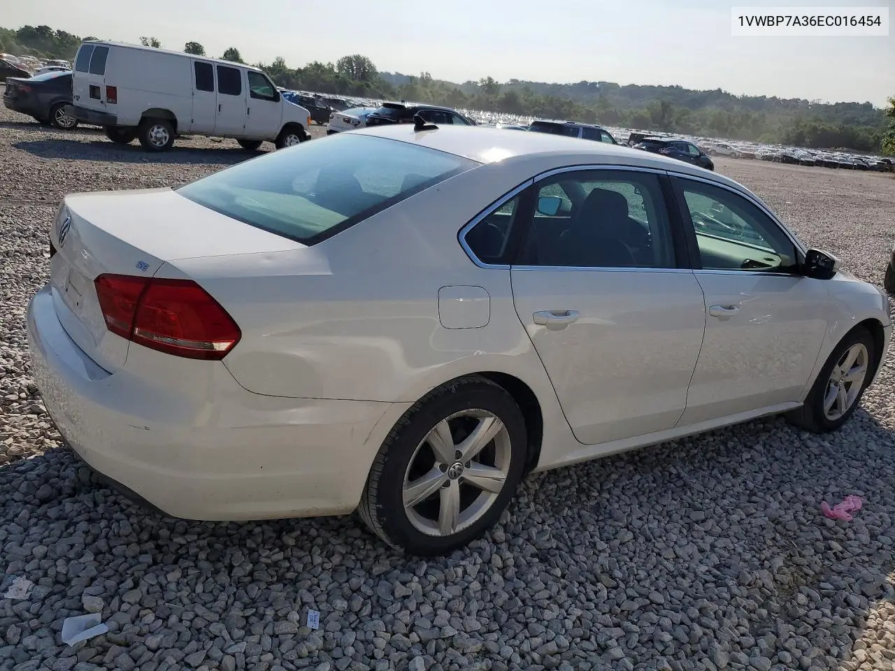2014 Volkswagen Passat Se VIN: 1VWBP7A36EC016454 Lot: 61558336