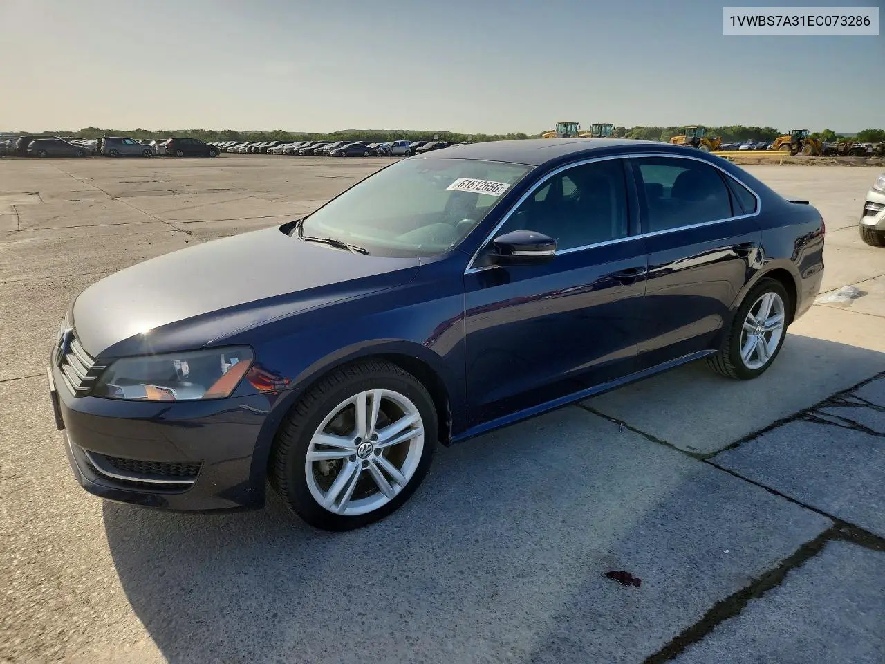 2014 Volkswagen Passat Se VIN: 1VWBS7A31EC073286 Lot: 61612656