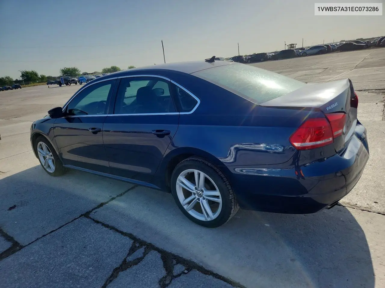 2014 Volkswagen Passat Se VIN: 1VWBS7A31EC073286 Lot: 61612656