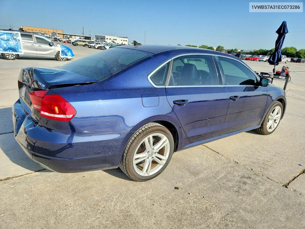 2014 Volkswagen Passat Se VIN: 1VWBS7A31EC073286 Lot: 61612656