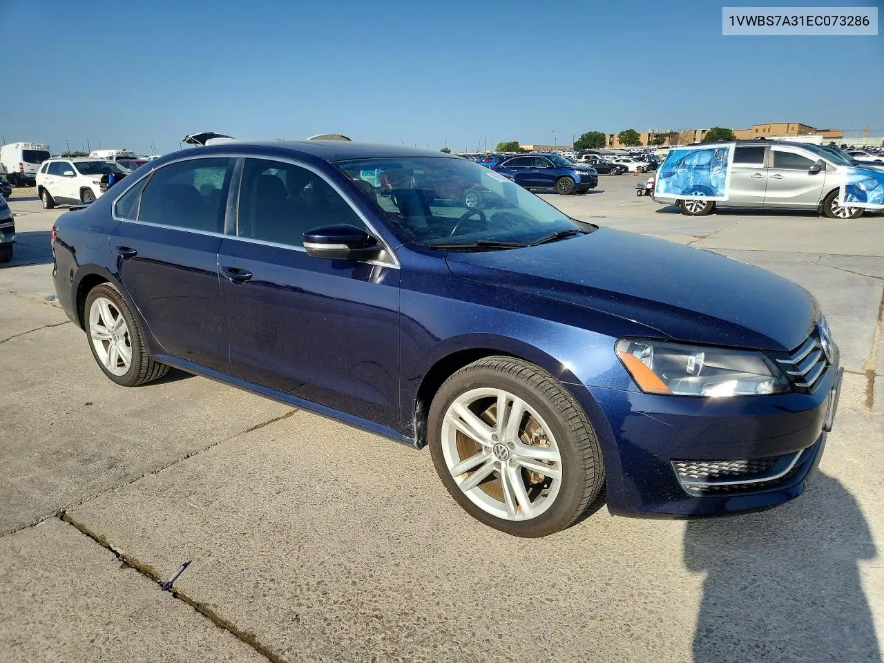 2014 Volkswagen Passat Se VIN: 1VWBS7A31EC073286 Lot: 61612656