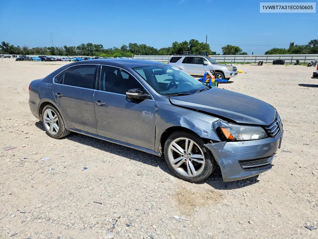 2014 Volkswagen Passat Se VIN: 1VWBT7A31EC050605 Lot: 61854586