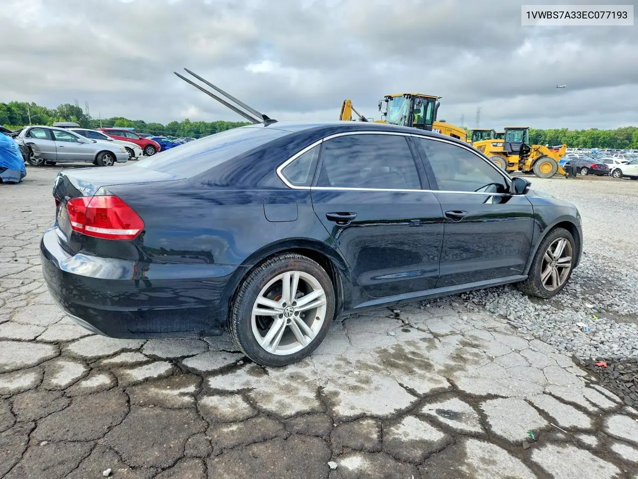 2014 Volkswagen Passat Se VIN: 1VWBS7A33EC077193 Lot: 62144776