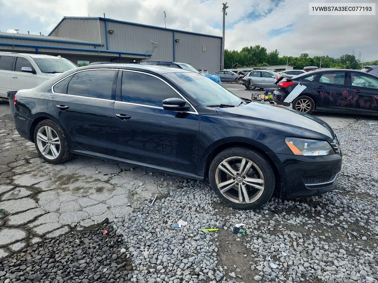 2014 Volkswagen Passat Se VIN: 1VWBS7A33EC077193 Lot: 62144776