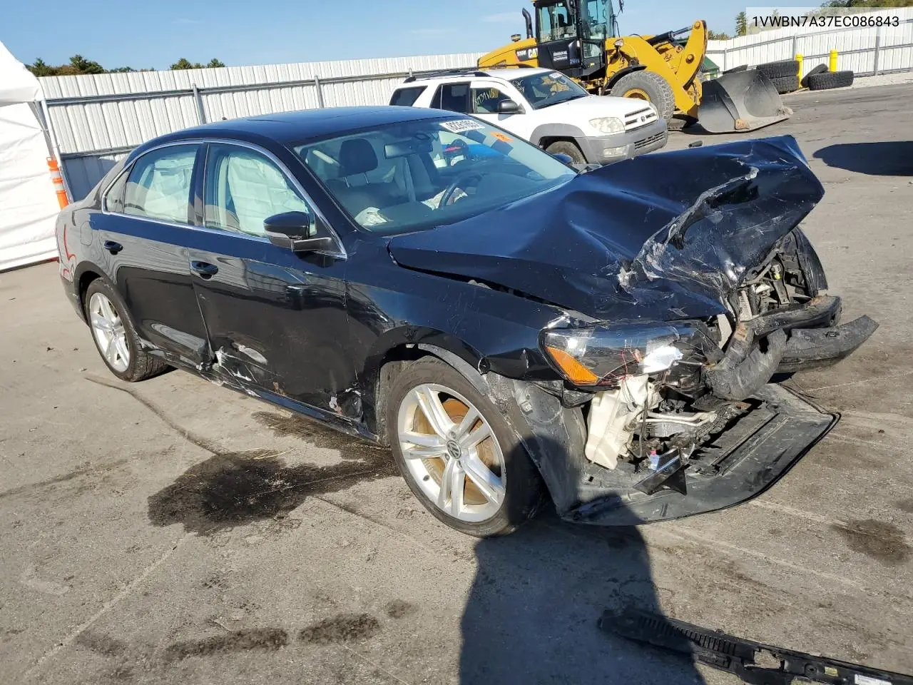 1VWBN7A37EC086843 2014 Volkswagen Passat Se