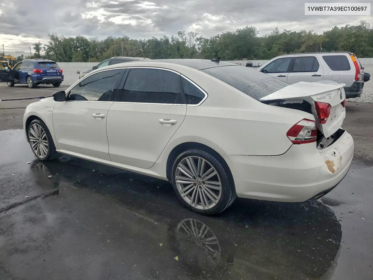1VWBT7A39EC100697 2014 Volkswagen Passat Se