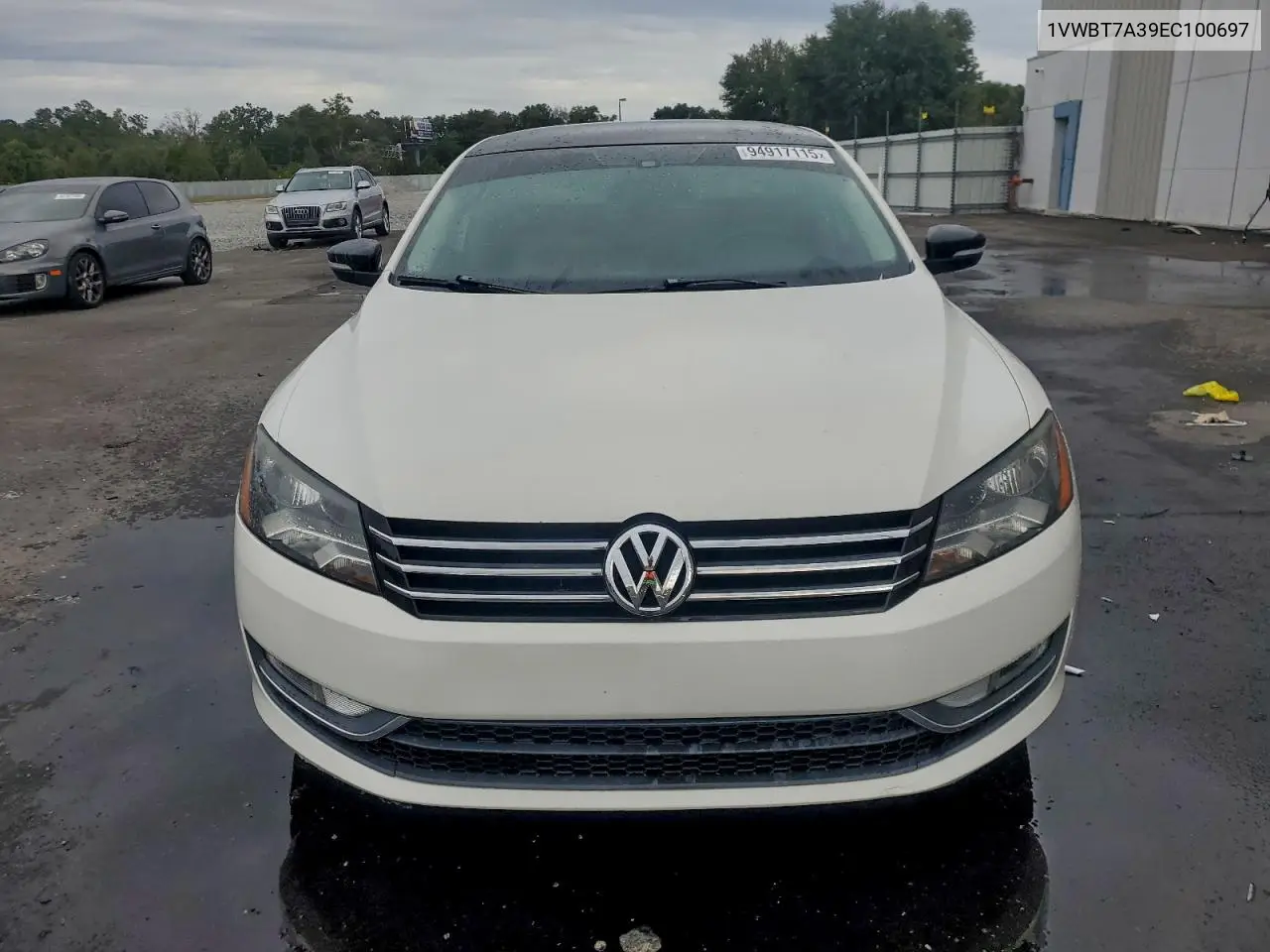 1VWBT7A39EC100697 2014 Volkswagen Passat Se