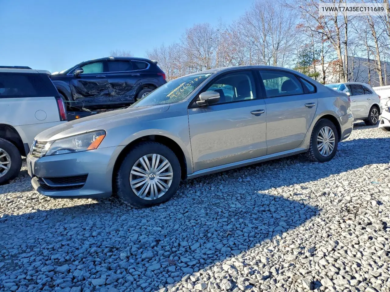 1VWAT7A35EC111689 2014 Volkswagen Passat S