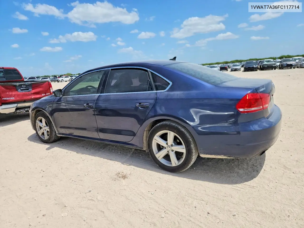 2015 Volkswagen Passat S VIN: 1VWAT7A36FC117714 Lot: 54955986