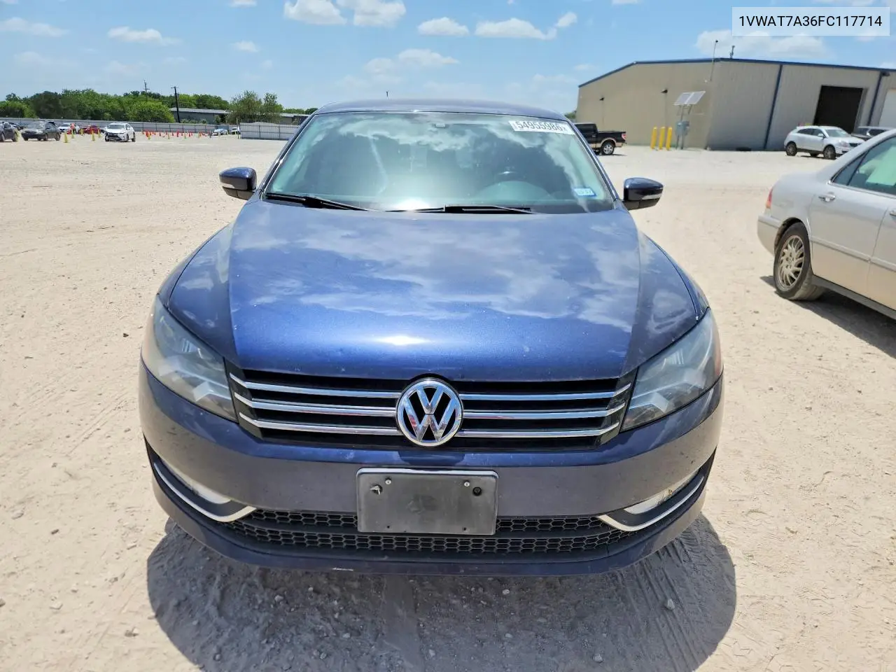 2015 Volkswagen Passat S VIN: 1VWAT7A36FC117714 Lot: 54955986