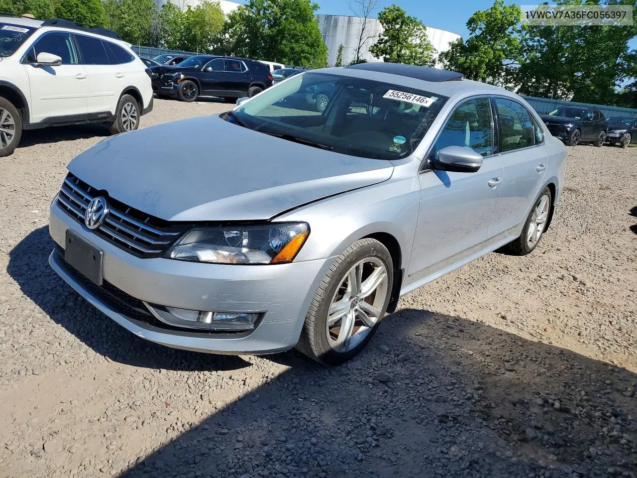 2015 Volkswagen Passat Sel VIN: 1VWCV7A36FC056397 Lot: 55256146