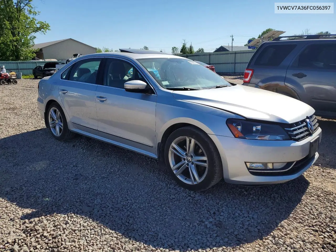 2015 Volkswagen Passat Sel VIN: 1VWCV7A36FC056397 Lot: 55256146