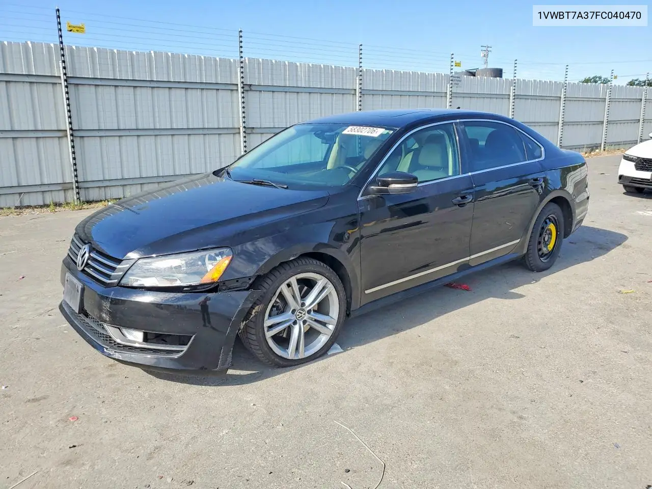 2015 Volkswagen Passat Se VIN: 1VWBT7A37FC040470 Lot: 58302706