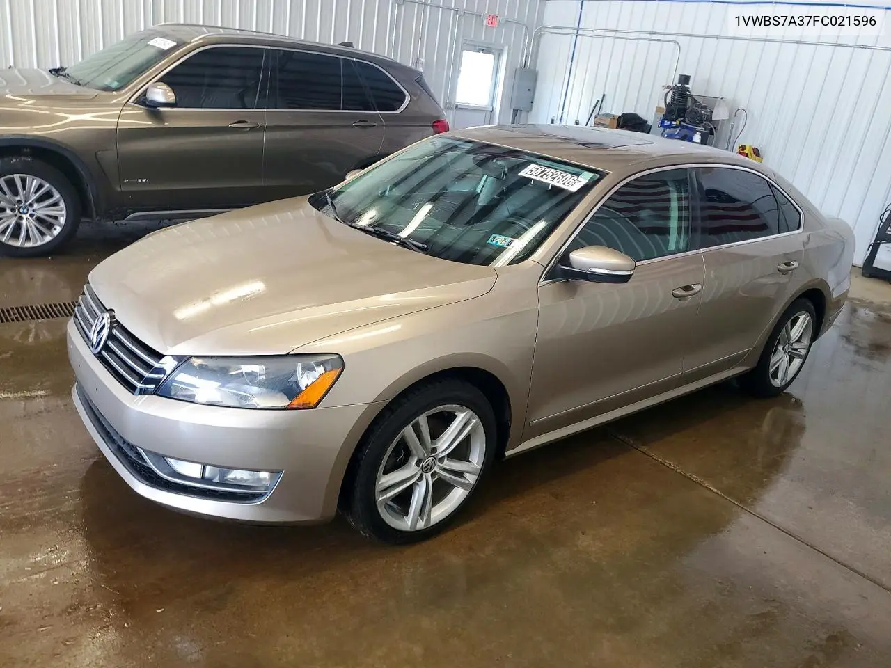 2015 Volkswagen Passat Se VIN: 1VWBS7A37FC021596 Lot: 58752606